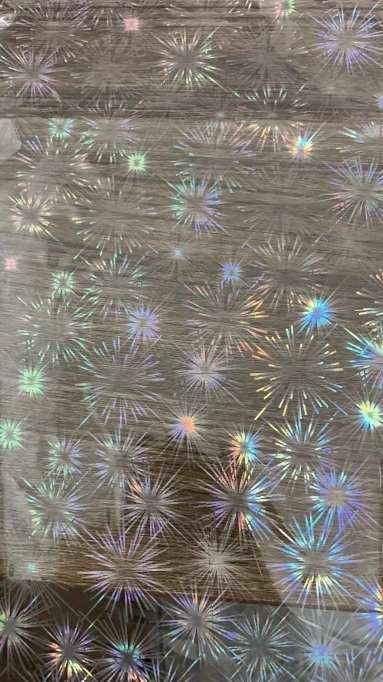 Eco-Friendly Dynamic Snowflake Laser Film Eco-Friendly Dynamic Snowflake Laser Film