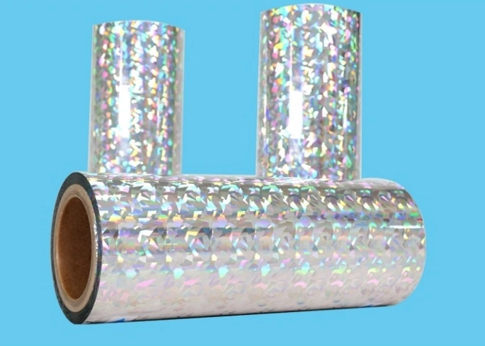 Holographic thermal lamination film Holographic thermal lamination film