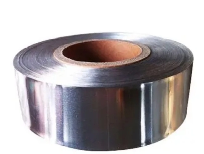 Narrow width metalized composite film coil Narrow width metalized composite film coil